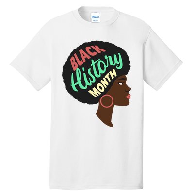 Black History Month Female African American Tall T-Shirt