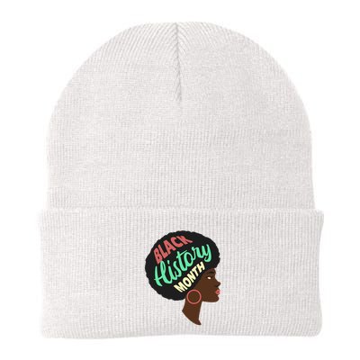 Black History Month Female African American Beanie