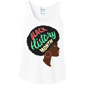 Black History Month Female African American Ladies Essential Tank