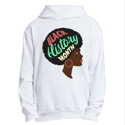 Black History Month Female African American Urban Pullover Hoodie