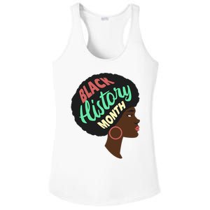 Black History Month Female African American Ladies PosiCharge Competitor Racerback Tank