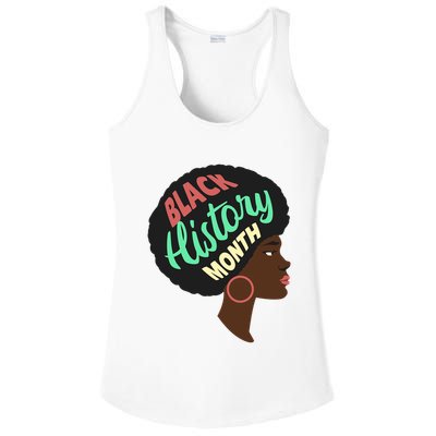 Black History Month Female African American Ladies PosiCharge Competitor Racerback Tank
