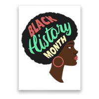 Black History Month Female African American Poster