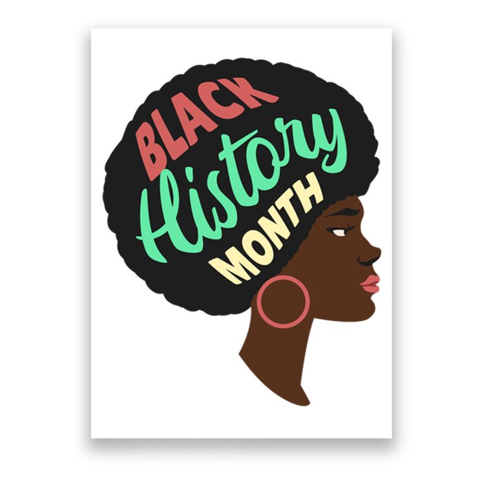 Black History Month Female African American Poster