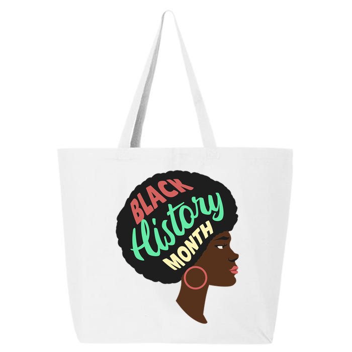 Black History Month Female African American 25L Jumbo Tote