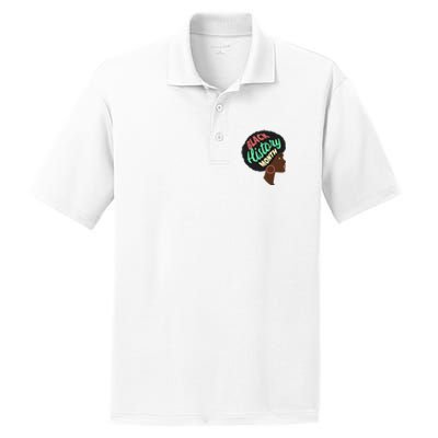 Black History Month Female African American PosiCharge RacerMesh Polo