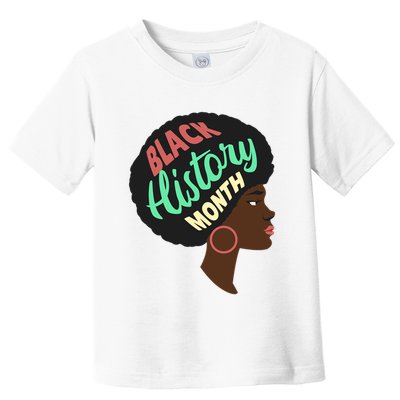 Black History Month Female African American Toddler T-Shirt