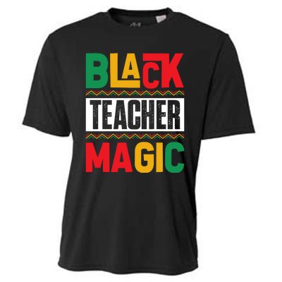 Black History Month Teacher Magic Graphic Cooling Performance Crew T-Shirt