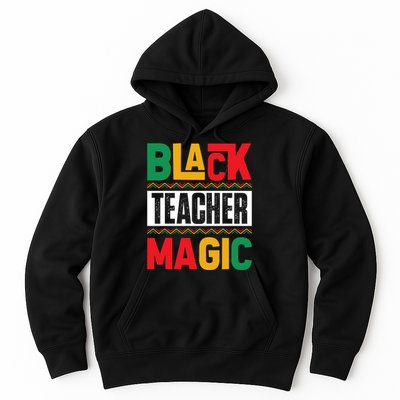 Black History Month Teacher Magic Graphic Hoodie