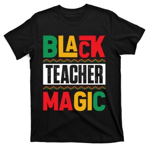 Black History Month Teacher Magic Graphic T-Shirt