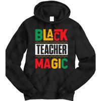 Black History Month Teacher Magic Graphic Tie Dye Hoodie