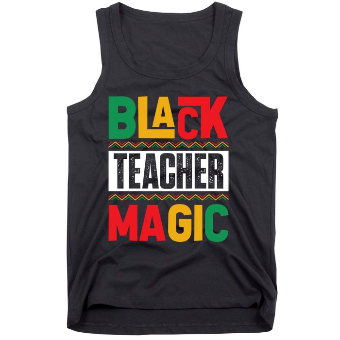 Black History Month Teacher Magic Graphic Tank Top