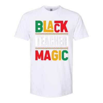 Black History Month Teacher Magic Graphic Softstyle CVC T-Shirt