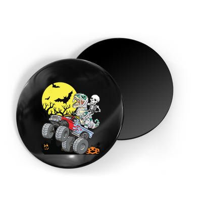 Boy Halloween Monster Truck Pumpkin Mummy Dinosaur T Rex Magnet