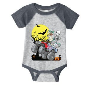 Boy Halloween Monster Truck Pumpkin Mummy Dinosaur T Rex Infant Baby Jersey Bodysuit