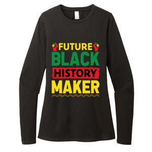 Black History Month Future Maker Graphic Womens CVC Long Sleeve Shirt