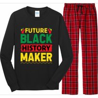 Black History Month Future Maker Graphic Long Sleeve Pajama Set