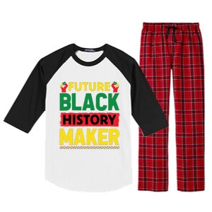 Black History Month Future Maker Graphic Raglan Sleeve Pajama Set