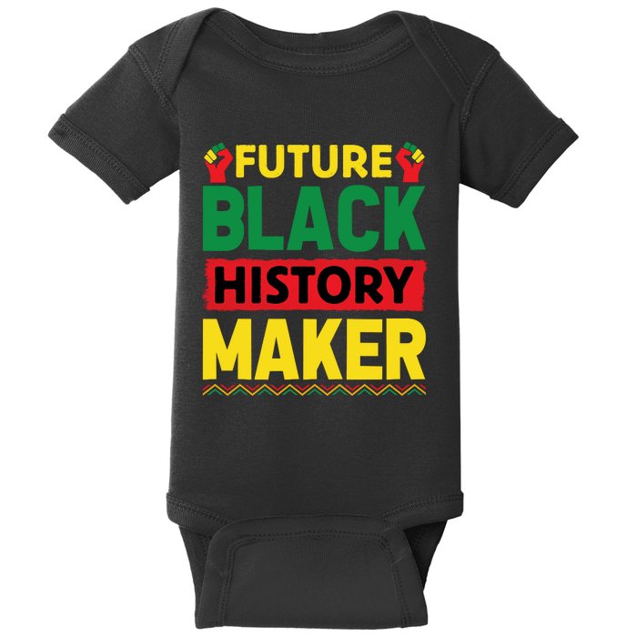 Black History Month Future Maker Graphic Baby Bodysuit