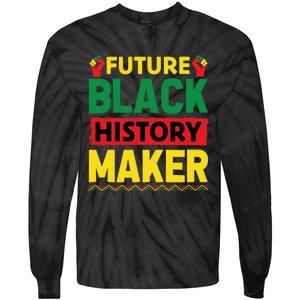 Black History Month Future Maker Graphic Tie-Dye Long Sleeve Shirt