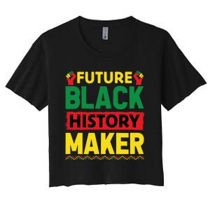 Black History Month Future Maker Graphic Women's Crop Top Tee