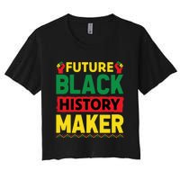 Black History Month Future Maker Graphic Women's Crop Top Tee