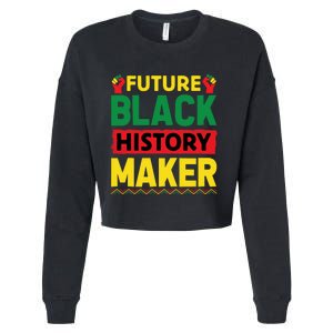 Black History Month Future Maker Graphic Cropped Pullover Crew