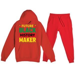 Black History Month Future Maker Graphic Premium Hooded Sweatsuit Set