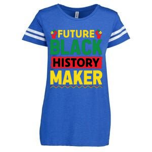 Black History Month Future Maker Graphic Enza Ladies Jersey Football T-Shirt