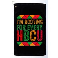 Black History Month IM Rooting For Every Hbcu Juneth Golf Towel