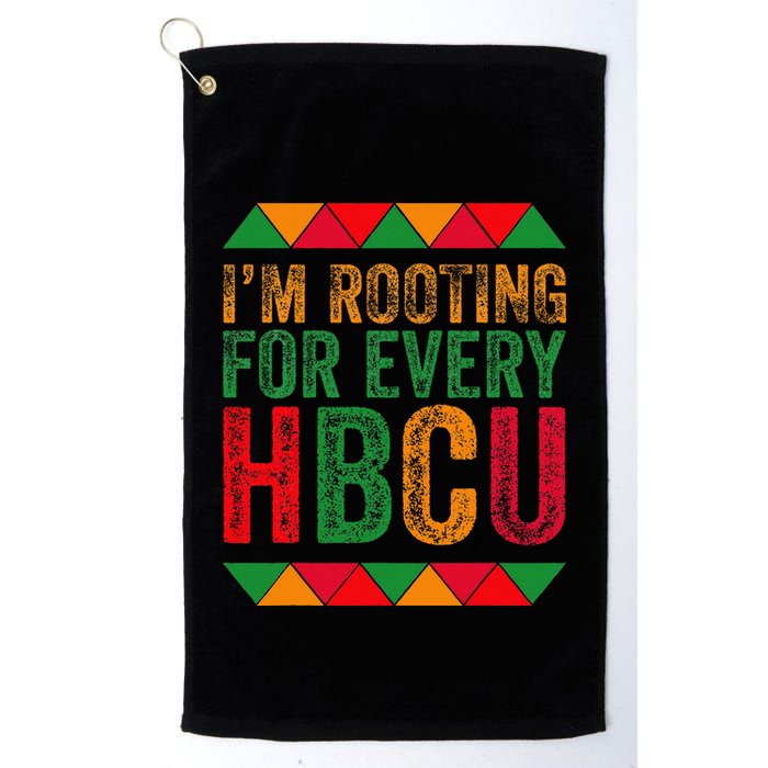 Black History Month IM Rooting For Every Hbcu Juneth Golf Towel