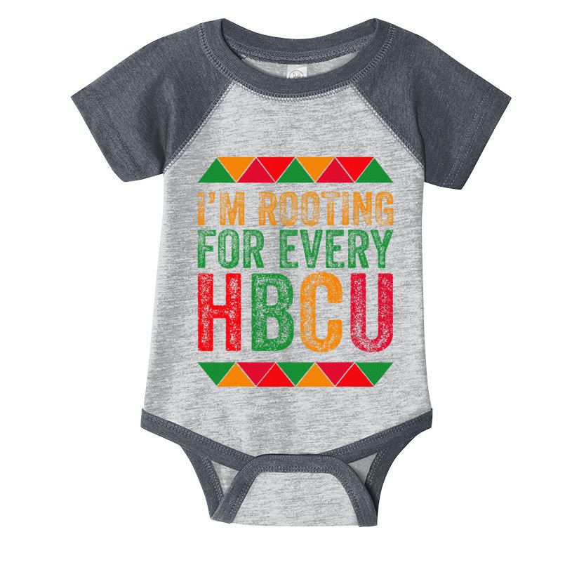 Black History Month IM Rooting For Every Hbcu Juneth Infant Baby Jersey Bodysuit