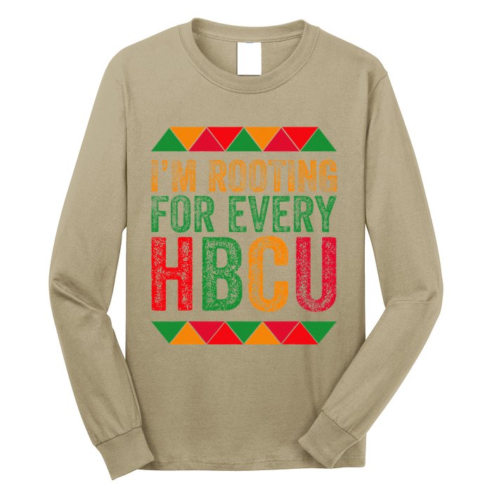 Black History Month IM Rooting For Every Hbcu Juneth Long Sleeve Shirt