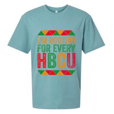Black History Month IM Rooting For Every Hbcu Juneth Sueded Cloud Jersey T-Shirt