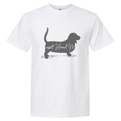 Basset Hound Mom Gift Garment-Dyed Heavyweight T-Shirt