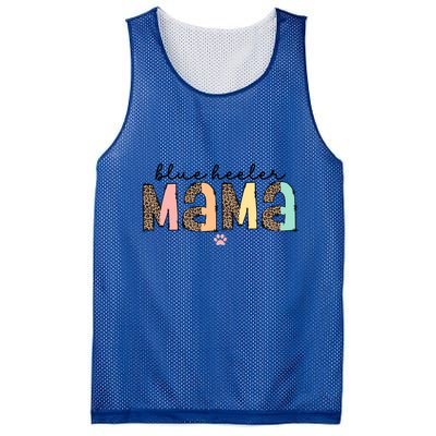 Blue Heeler Mama Mom Blue Australian Cattle Dog Gift Mesh Reversible Basketball Jersey Tank