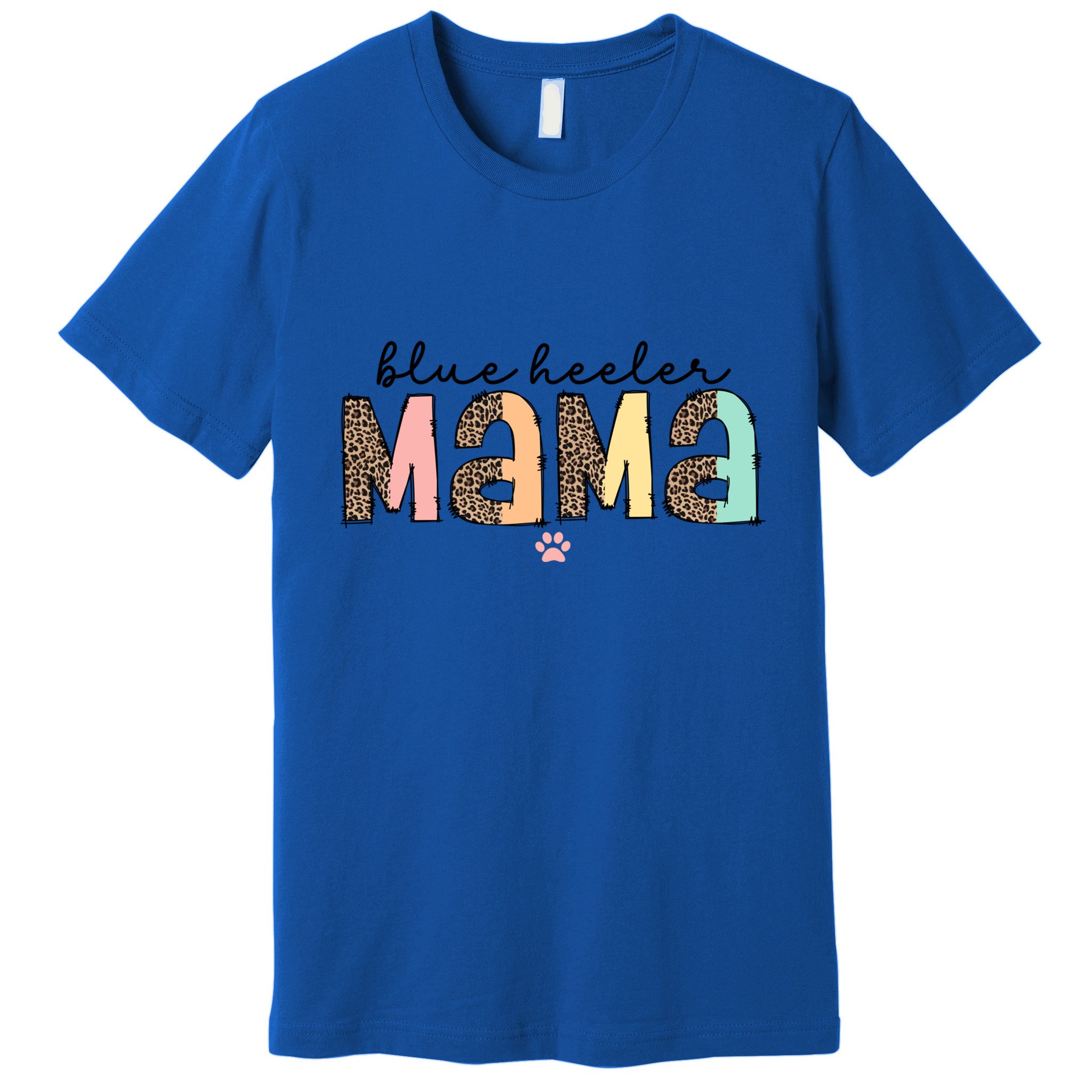 Blue Heeler Mama Mom Blue Australian Cattle Dog Gift Premium T-Shirt