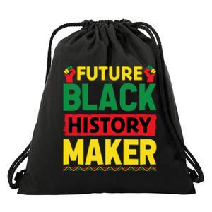 Black History Month Future Maker Graphic Drawstring Bag