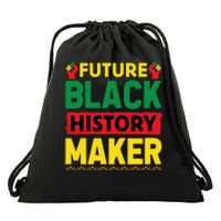 Black History Month Future Maker Graphic Drawstring Bag