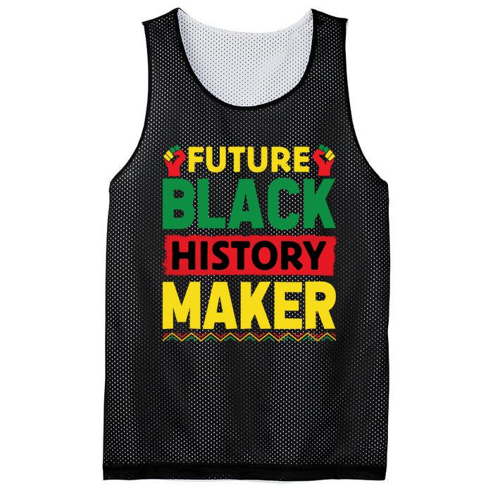 Black History Month Future Maker Graphic Mesh Reversible Basketball Jersey Tank