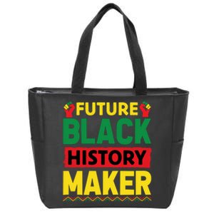 Black History Month Future Maker Graphic Zip Tote Bag