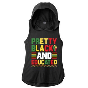 Black History Month Celebration Print Ladies PosiCharge Tri-Blend Wicking Draft Hoodie Tank