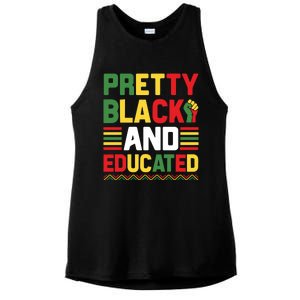 Black History Month Celebration Print Ladies PosiCharge Tri-Blend Wicking Tank