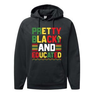 Black History Month Celebration Print Performance Fleece Hoodie