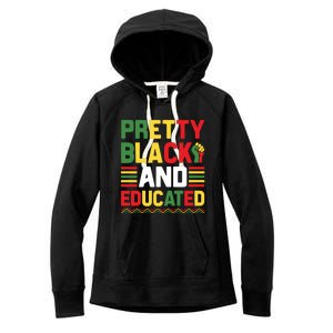 Black History Month Celebration Print Women's Fleece Hoodie