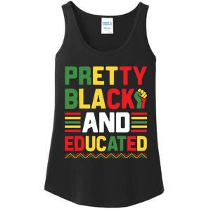 Black History Month Celebration Print Ladies Essential Tank