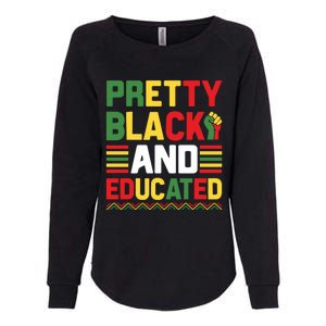 Black History Month Celebration Print Womens California Wash Sweatshirt