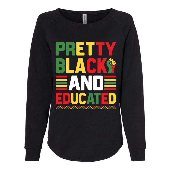 Black History Month Celebration Print Womens California Wash Sweatshirt