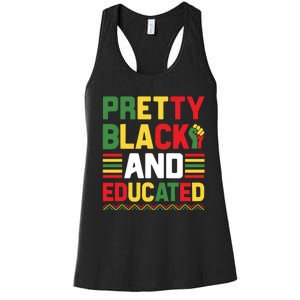 Black History Month Celebration Print Women's Racerback Tank