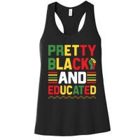 Black History Month Celebration Print Women's Racerback Tank